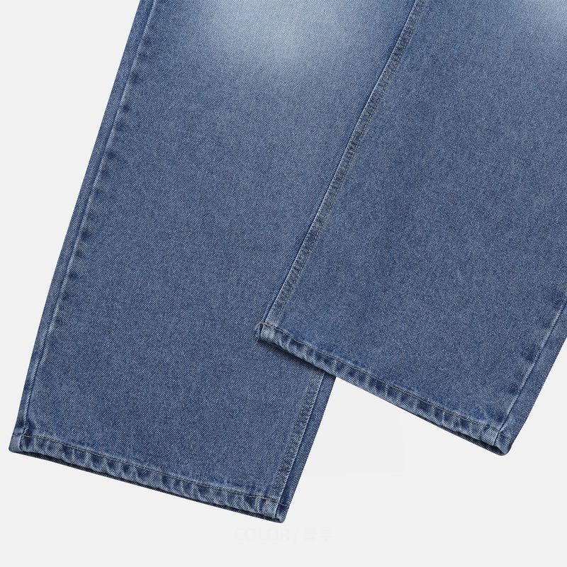 Nerd wide brush denim pants
