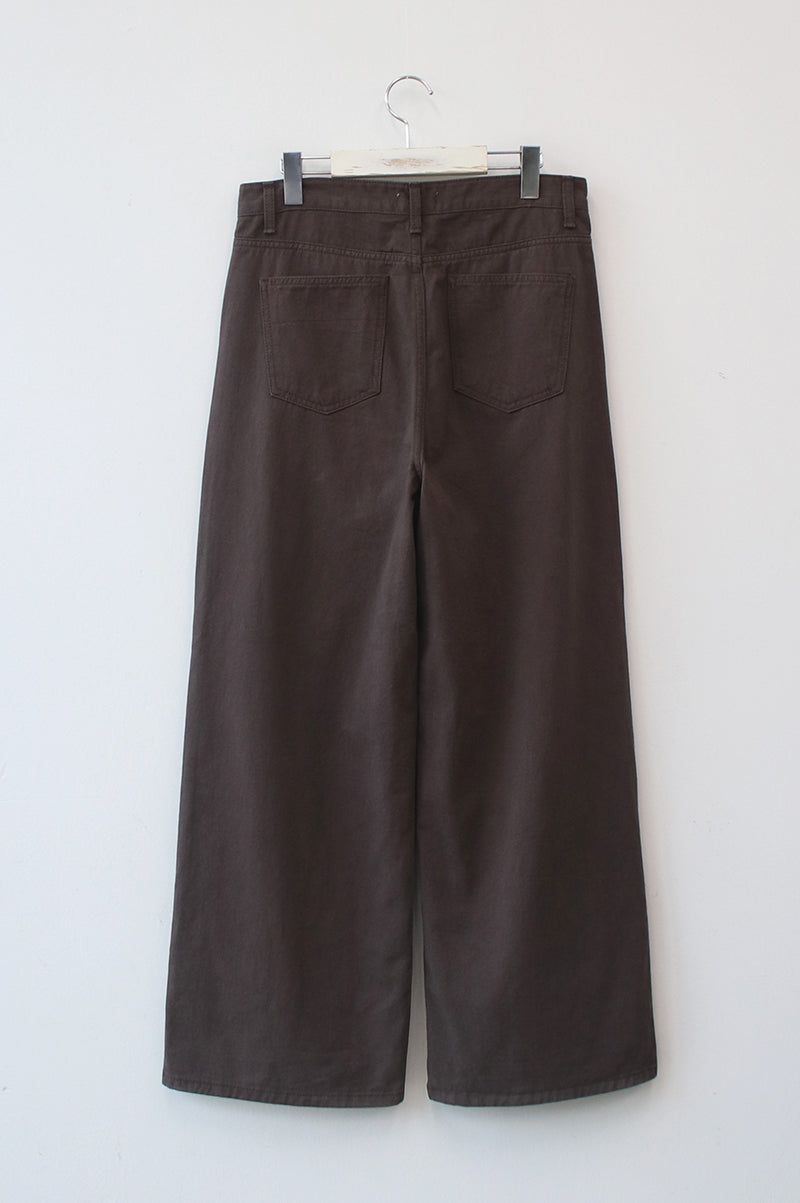 woody cotton wide pants