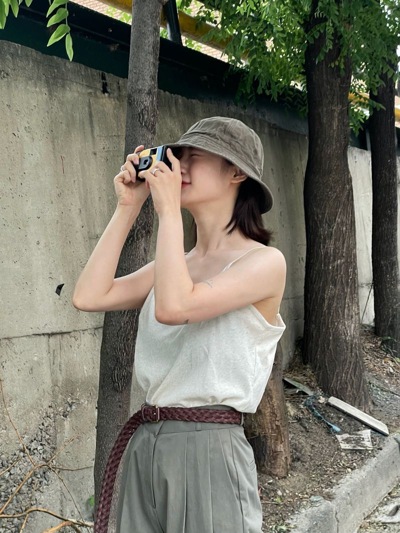 Ethnic leather belt