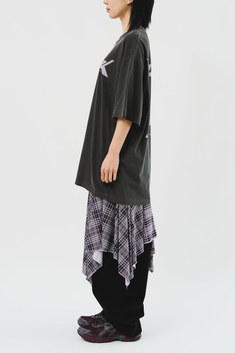 (W) Hippie Checked Skirt