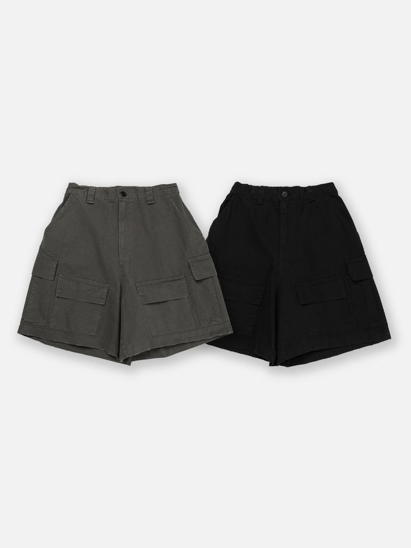 Style Rip Cargo Half Pants (2color)