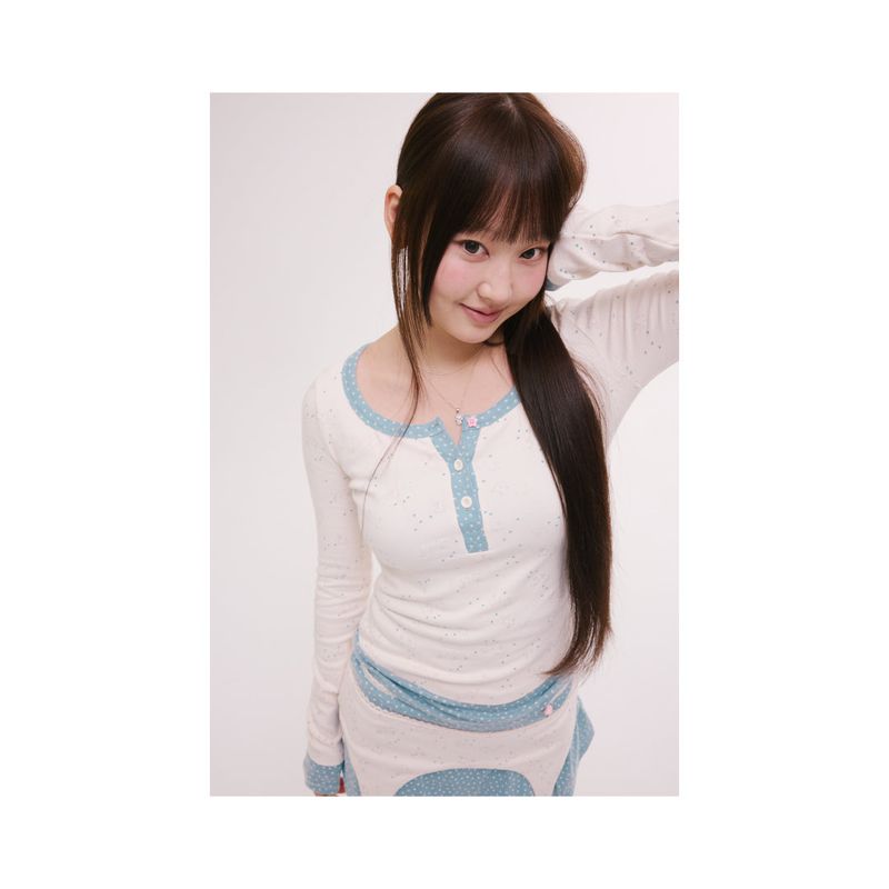 star rabbit long sleeve cream