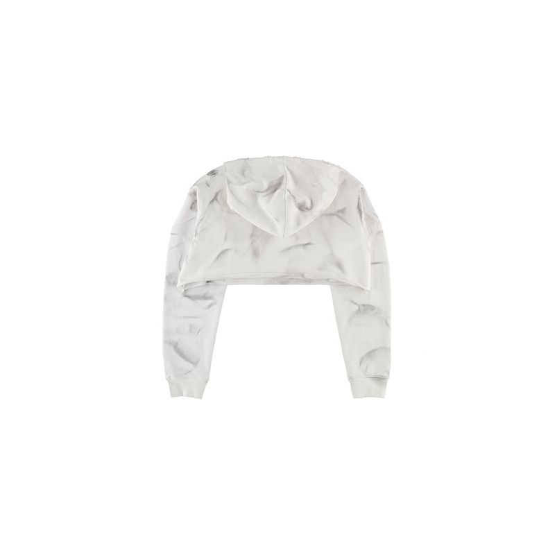 Crop Damage Sweatshirt (WHITE)
