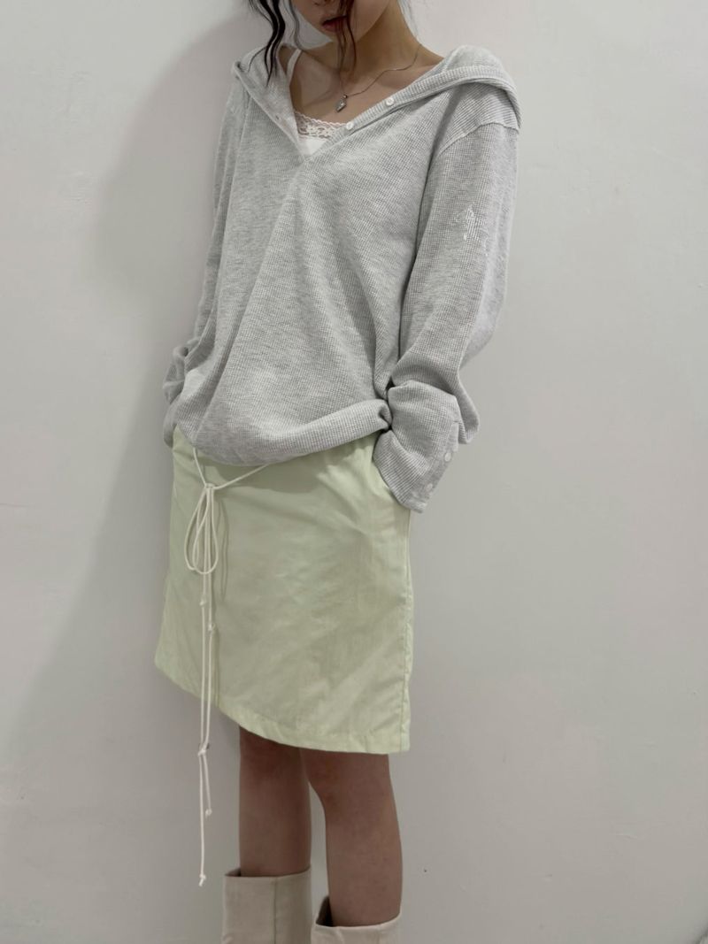 Orchid Waffle Hoodie