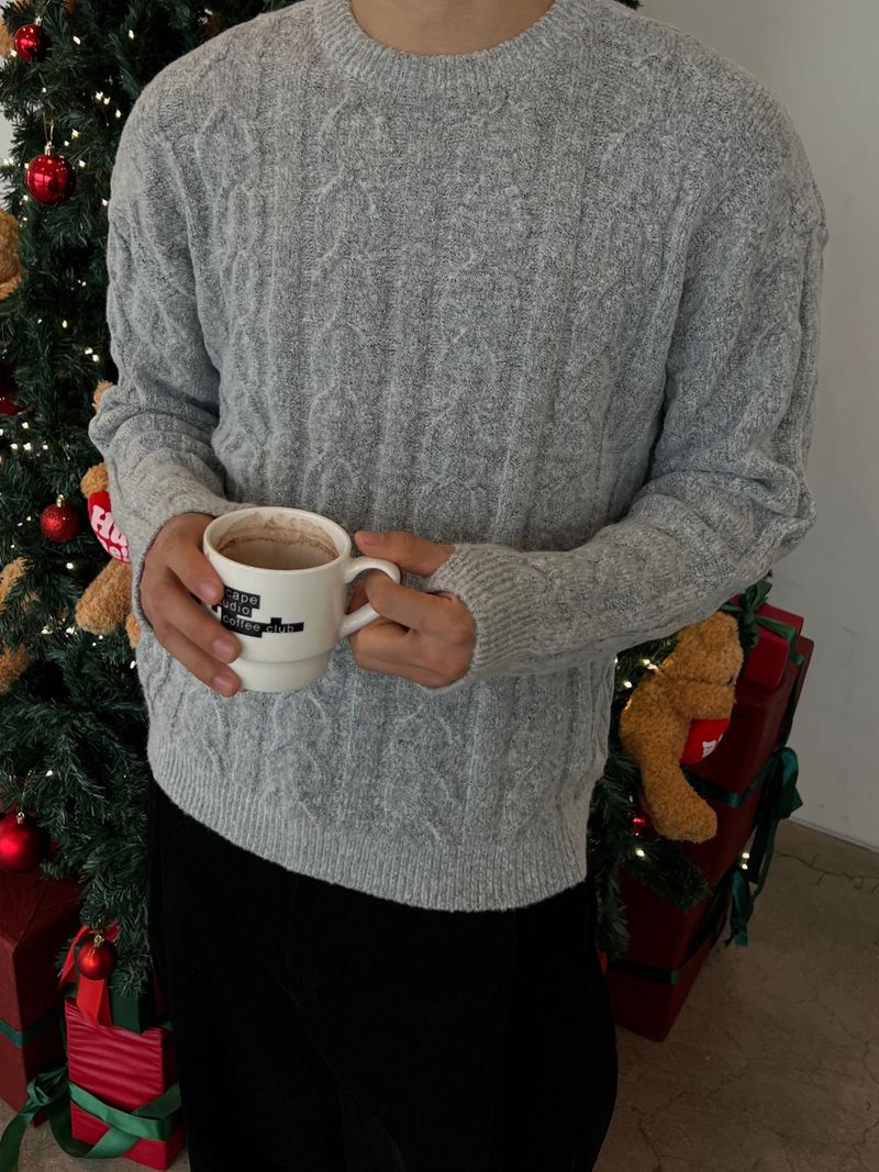 Cropped Cable Warm Knit (6 Colors)