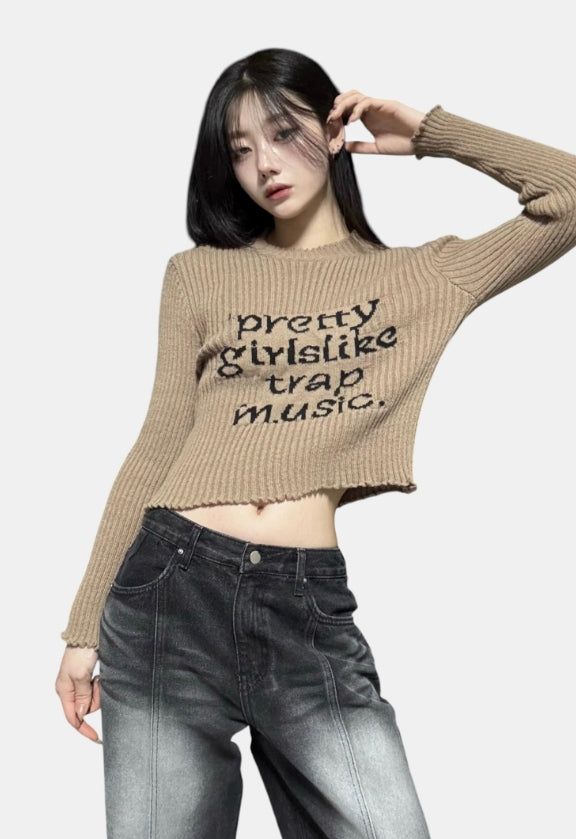 2000s grunge knit