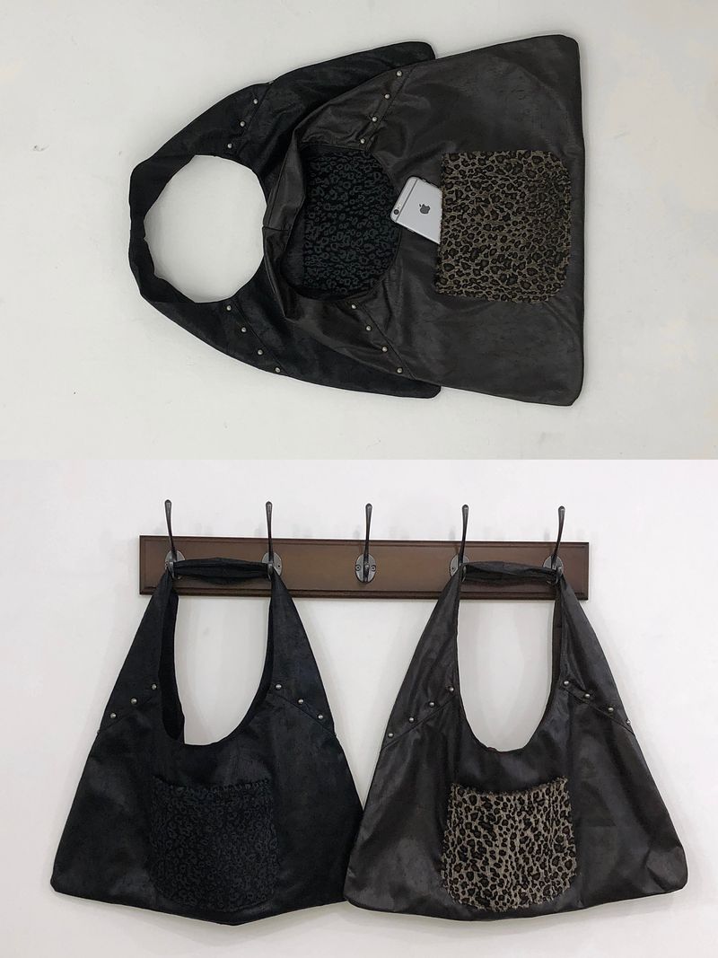 onthenextpage（オンザネクストページ）の「Vintage Pocket Leopard Fur Shoulder Bag（Bags）」