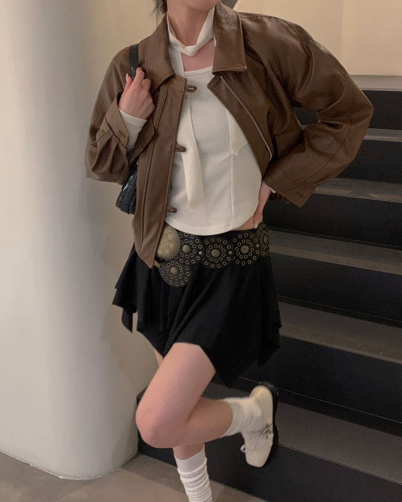 Flare cancan skirt