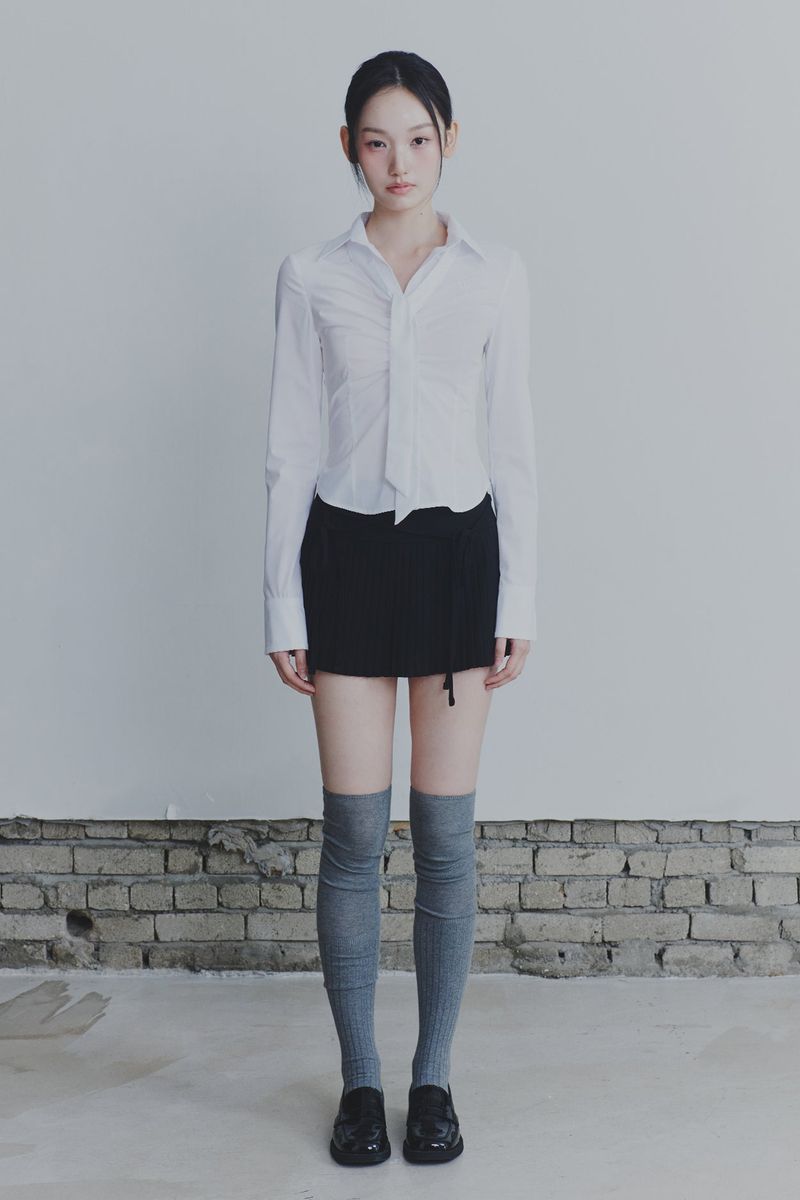 PAIN OR PLEASURE（ペインオアプレジャー）の「ECHO PLEATS SKIRT black（Skirts）」