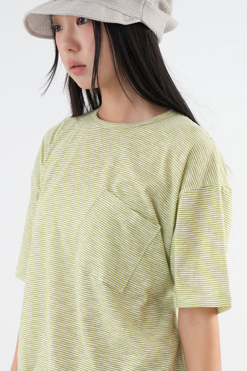 Sain Stripe Pocket T-shirt