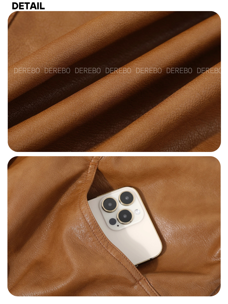 Czech Rider Zip-Up Leather Jacket