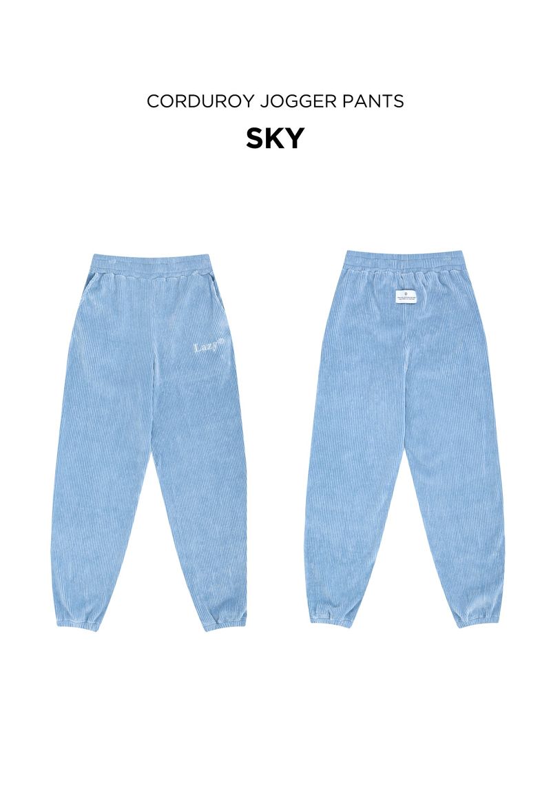 Corduroy Jogger Pants (8 Colors)