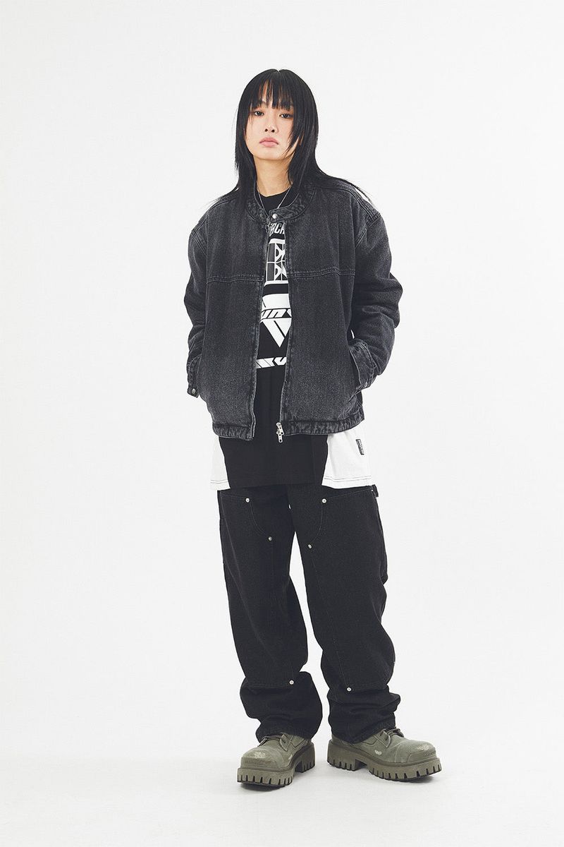Porto snap 2-way zip-up jacket