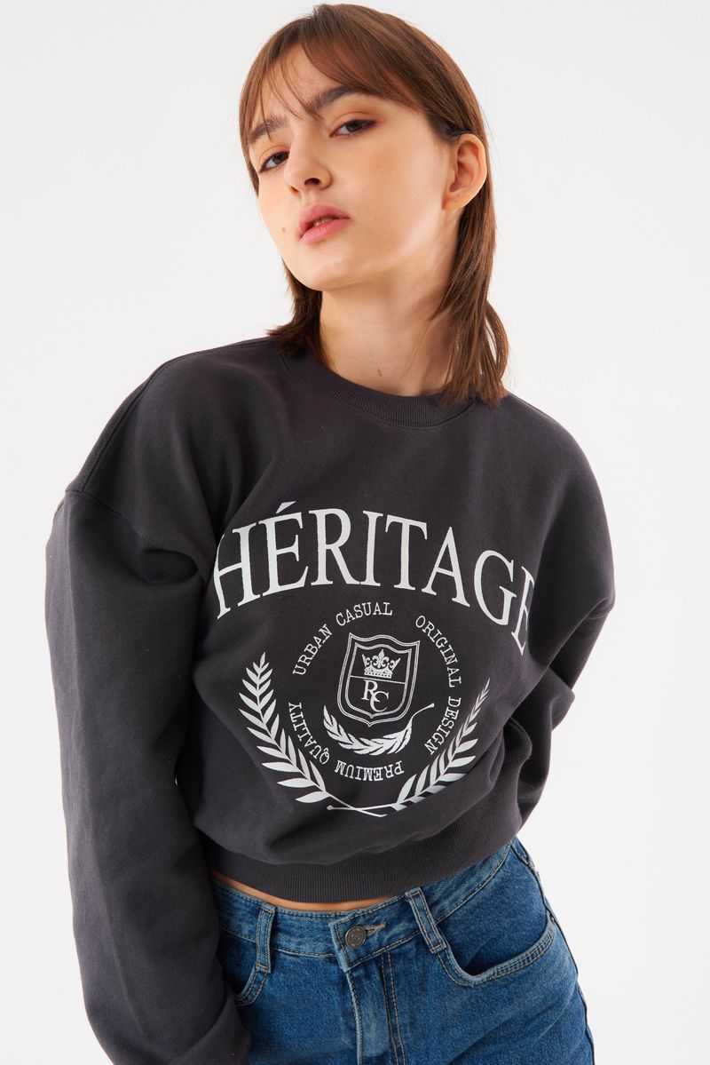 Heritage Sweatshirts Charcoal