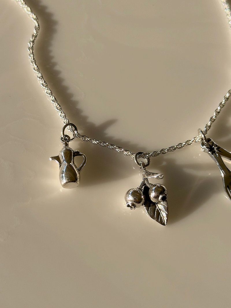 [925silver] Bluberry pendent