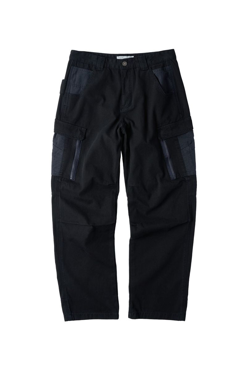 CHOWOO（チョウ）の「Mixed Fabric m65 Pants (Washed Navy)（Pants）」