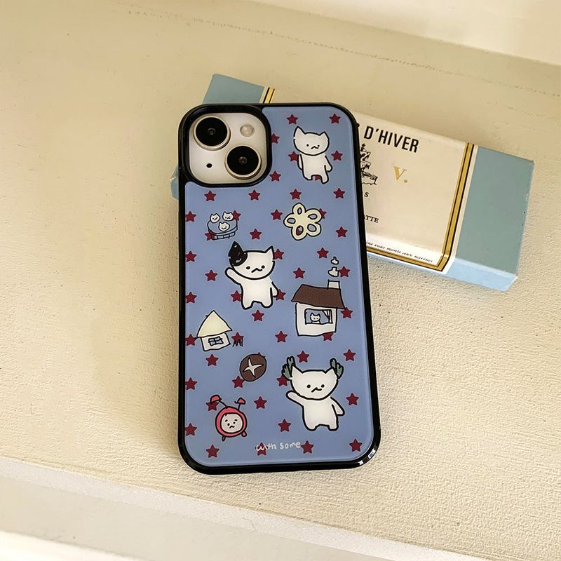 [Bumper Black] Mara Cat Daily Phone Case