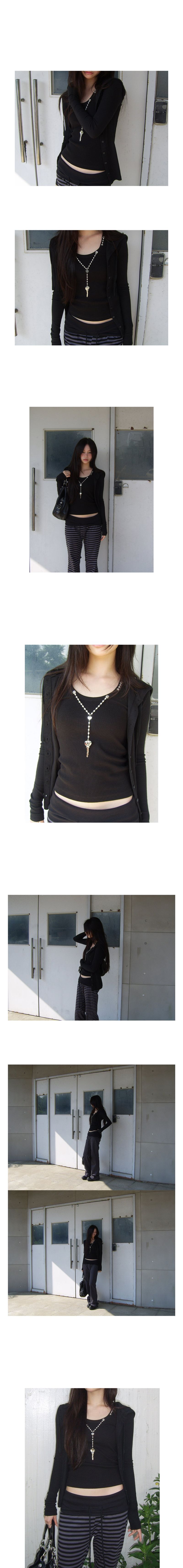 hearts key sleeveless