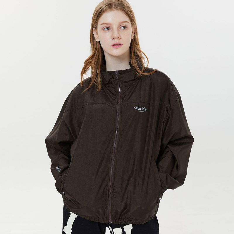 Nylon track jacket