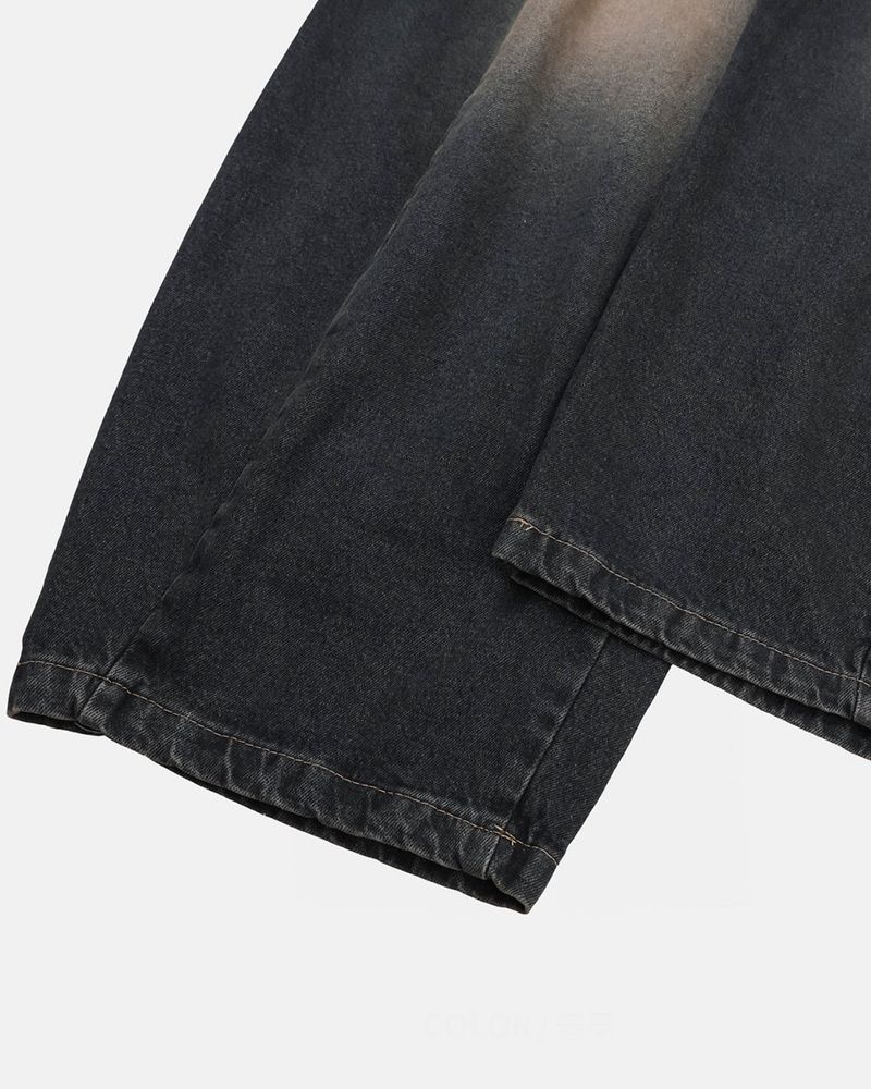 Blon brown teen balloon denim
