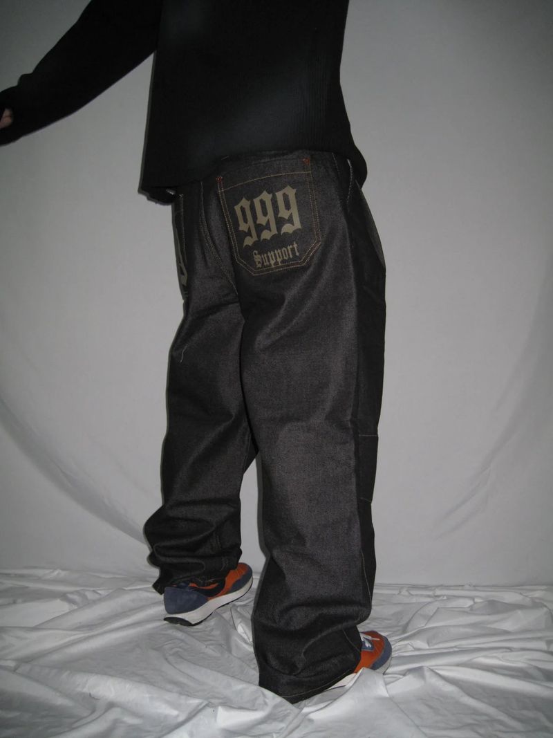 990 Wide Denim Pants (3 Colors)