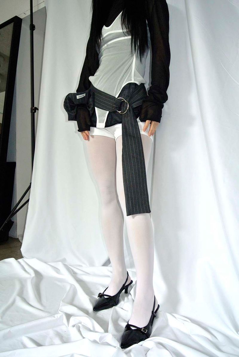 STRIPE BELT / CHARCOAL