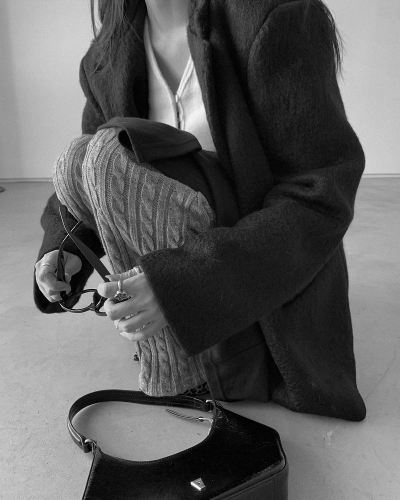 Half coat blazer