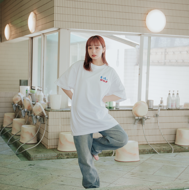ふくだ  ビールとサウナ®刺繍Tshirt