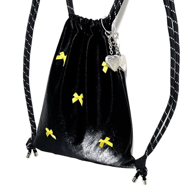 Ribbon Gym Sack [Yellow]