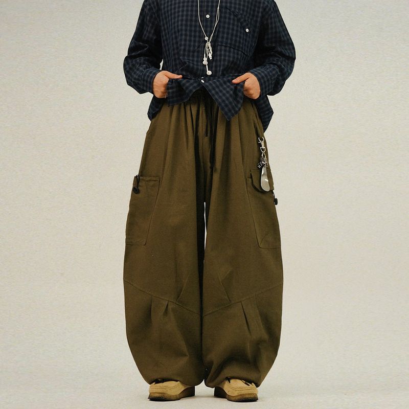 SEMIKAJI（セミカジ）の「HPバルーンカーゴワイドバンディングパンツ（パンツ）」
