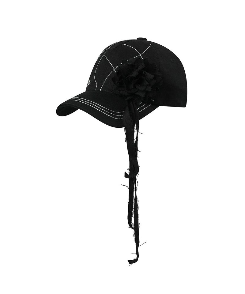 26SS★ Stitch line corsage ball cap