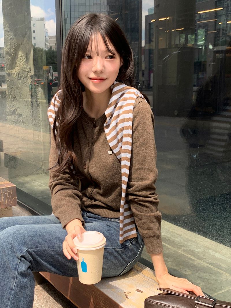 [MADE] MIETTE CASHMERE ROUND CARDIGAN