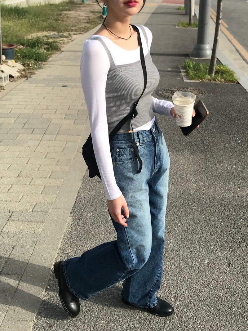 Slim layered shirring t