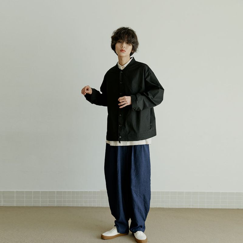 unisex stadium jacket black