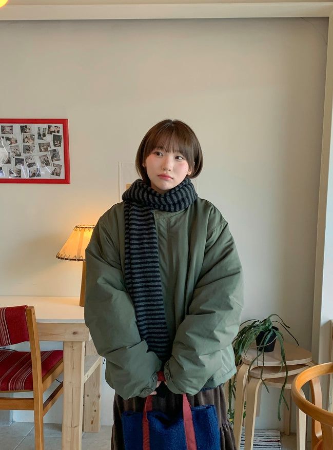 BAON（バオン）の「[unisex] Coatre Wellon Half Bomber Padding Jumper（Jackets/Outerwear）」