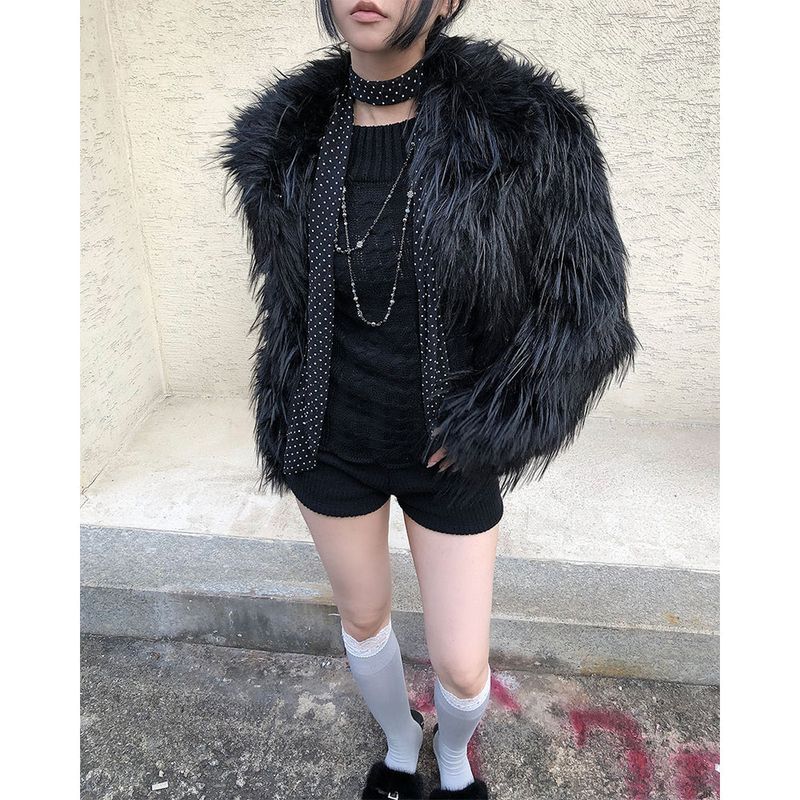 Max Long Fur Jacket