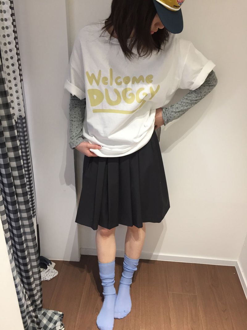 YWD PLEATS SKIRT + BELT (2color)