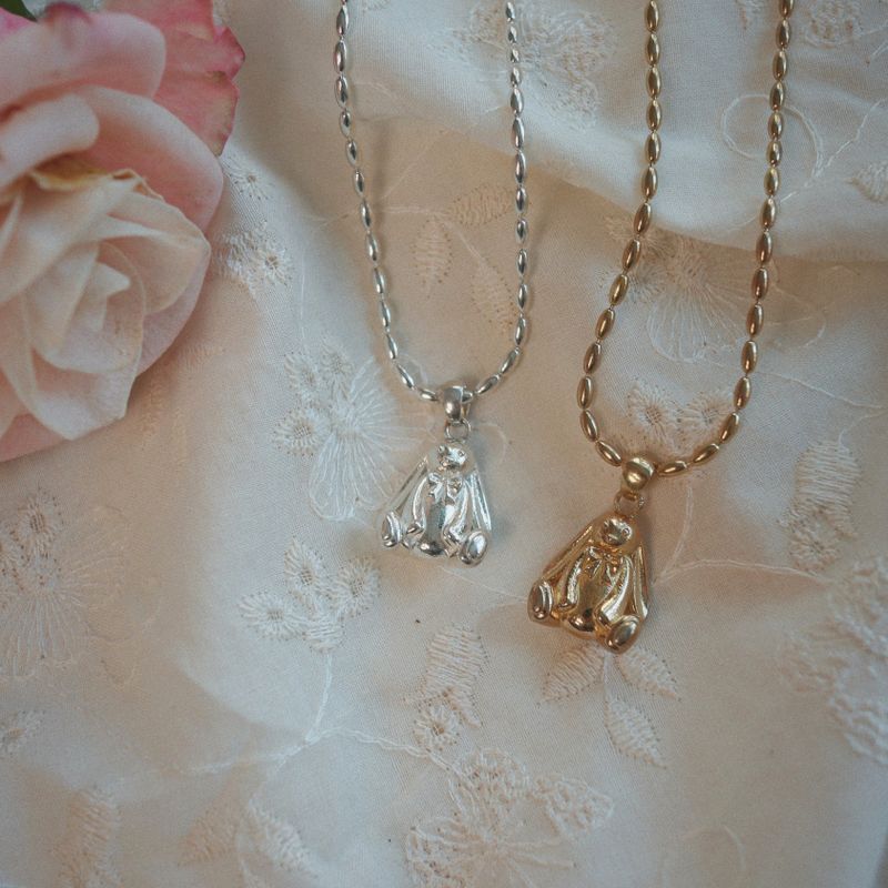 【MADE】 Little bunny necklace L
