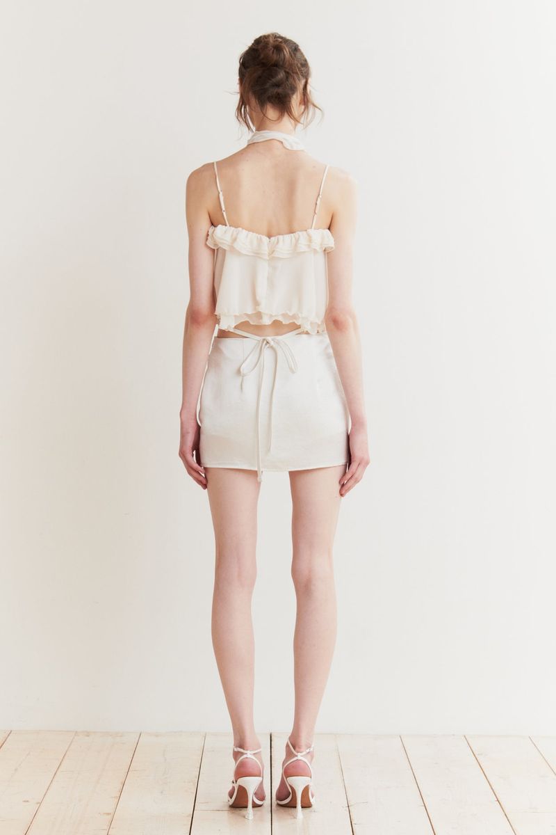 JADE MINI SKIRT cream