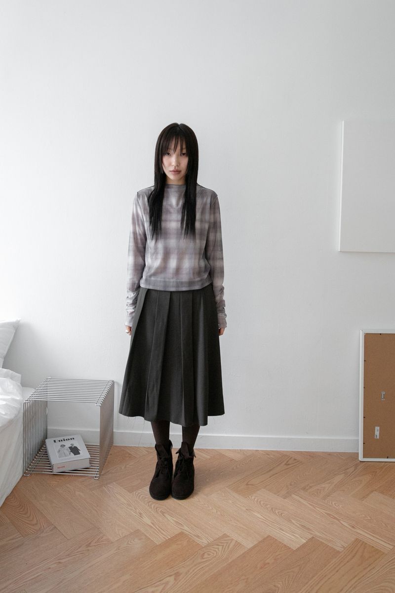 omoosoohy(オムスヒ)の「check overlock top(2colors)(Tops)」