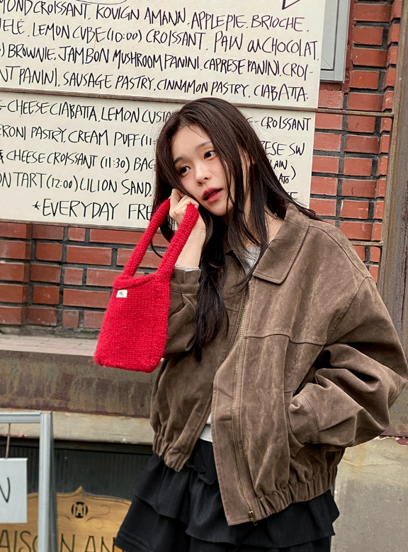 SHOPPERLAND(ショッパーランド)の「#Egg Mini Knit Bag (6color)(Bags)」