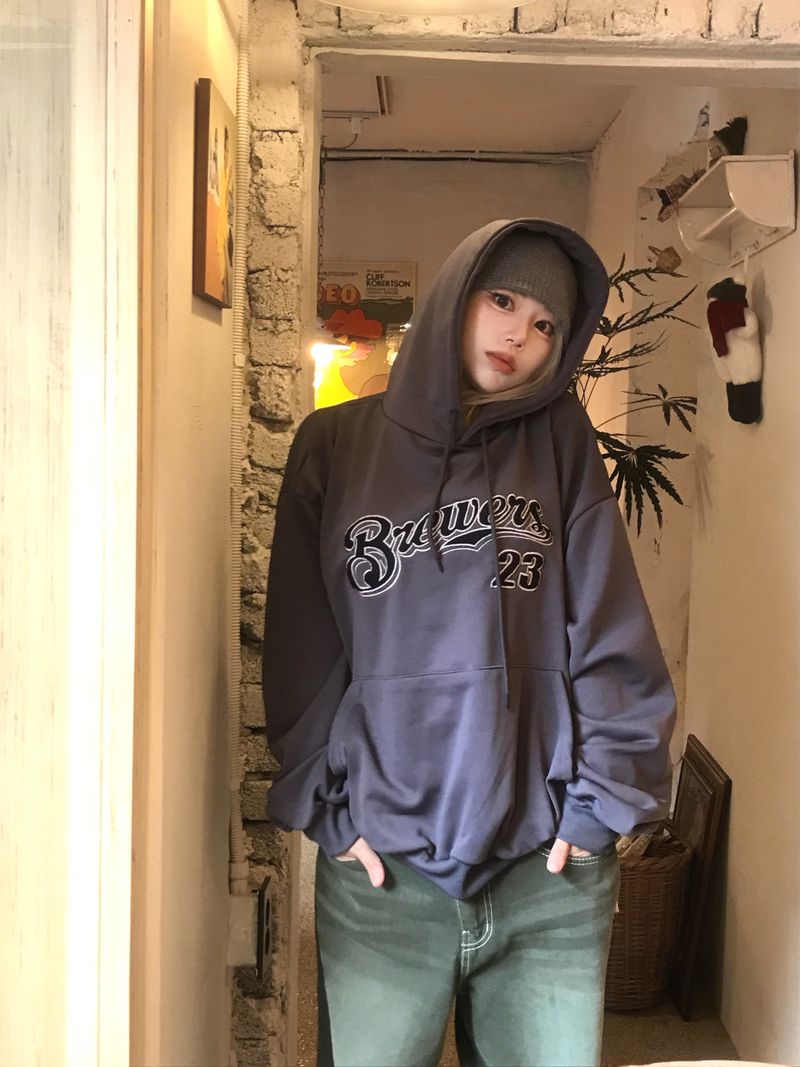 Oversized fit Brewers hoodie