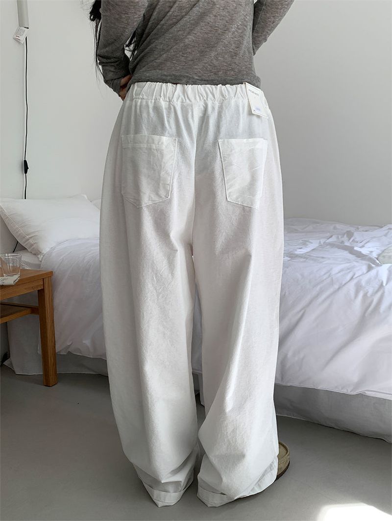 REFRESH WIDE BANDING PANTS (5C)