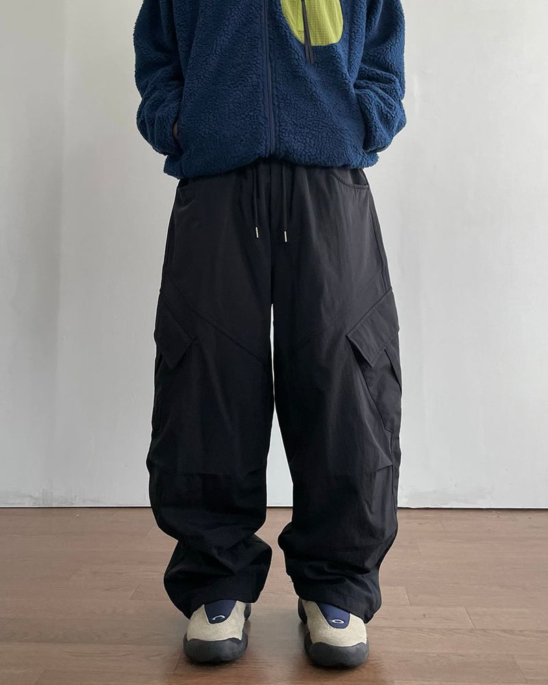 Winter Nylon Cargo Pants