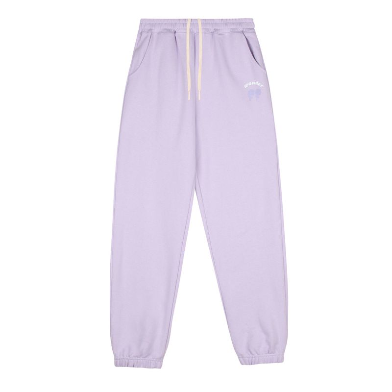 wonder visitor（ワンダービジター）の「Happy Logo jogger pants [Lilac]（Pants）」