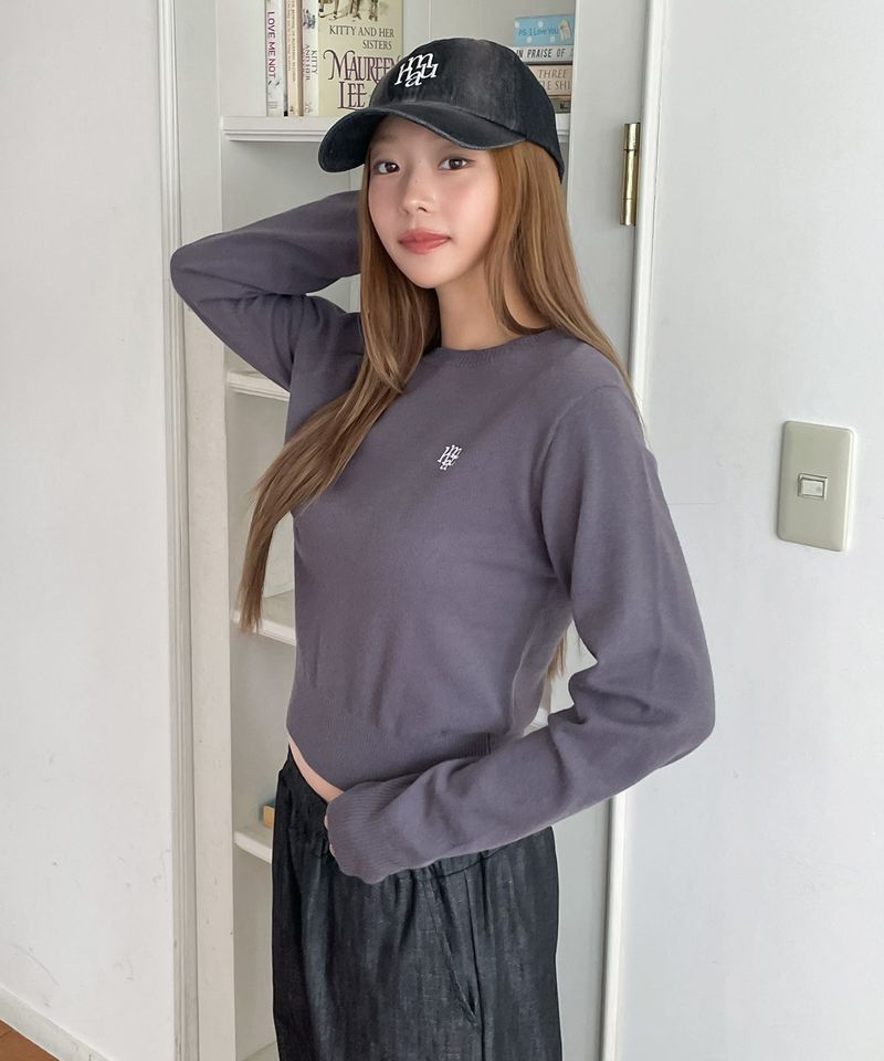 STITCH LOGO BASIC KNIT