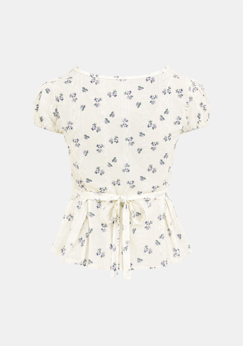 Elina Floral Lace Blouse