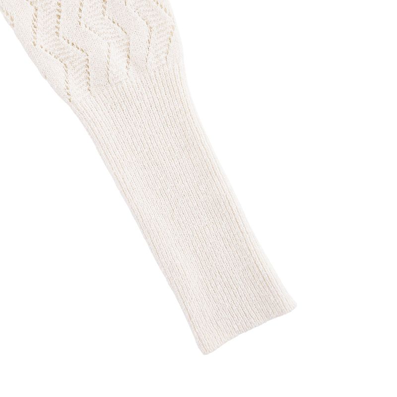 DIAMOND HOURGLASS CARDIGAN - IVORY