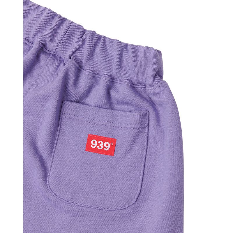 939 LOGO SWEAT SHORTS (LAVENDER)