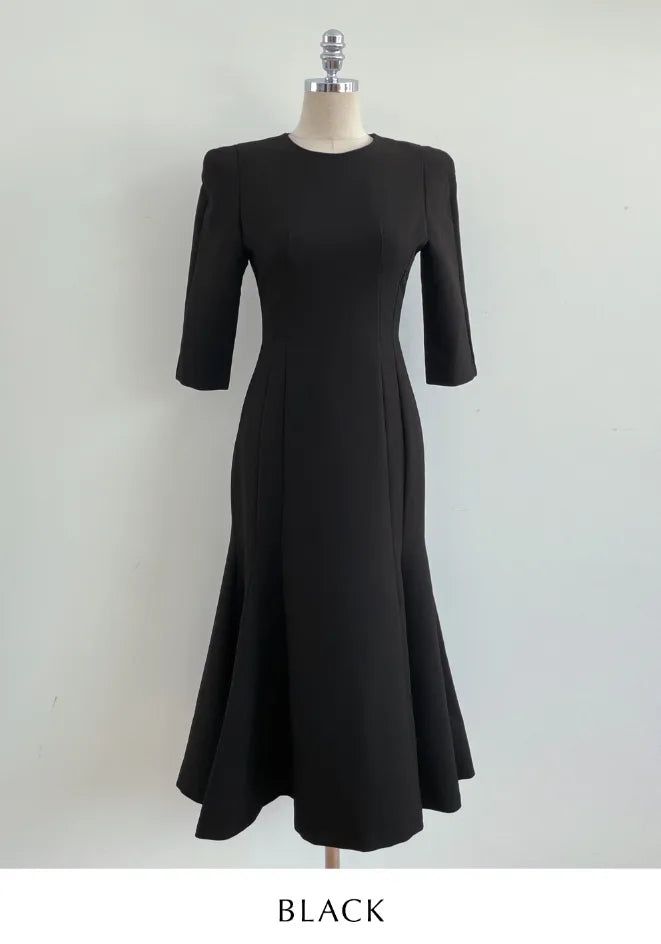 Bard Three Quarter Mermaid Maxi One Piece